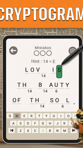 CodeWords Cryptogram Puzzles screenshot 9