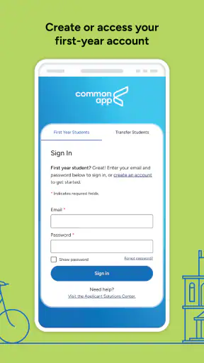 Common App screenshot