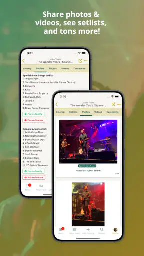 Concert Archives screenshot