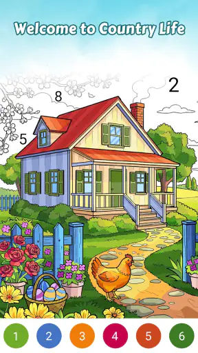 Country Living Color by Number screenshot 11