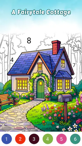 Country Living Color by Number screenshot 12