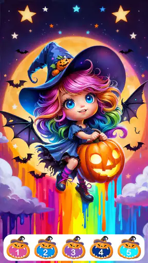 Cute Halloween Color screenshot 9