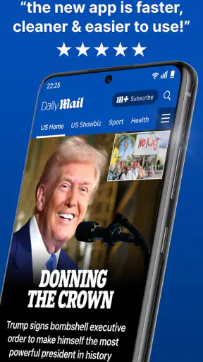 Daily Mail: Breaking News screenshot
