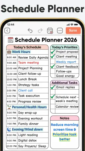 Daily Planner, To Do List screenshot