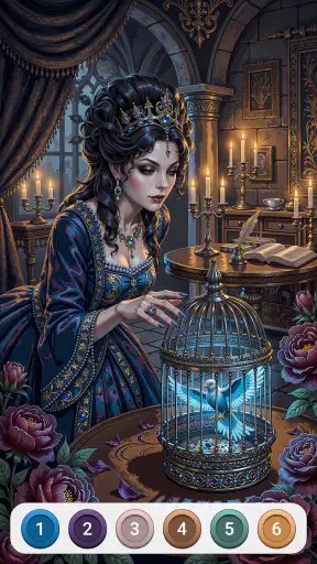 Dark Fairytale Color by Number screenshot 10