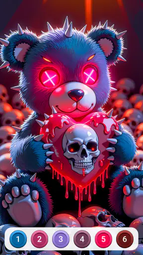 Dark Fairytale Color by Number screenshot