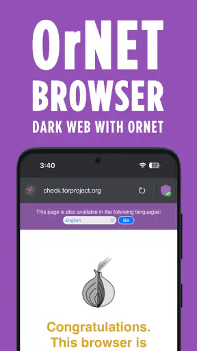 Dark Web Browser : OrNET screenshot