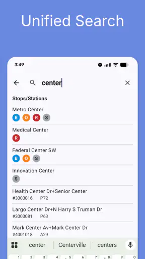 DC Metro & Bus: WMATA Realtime screenshot