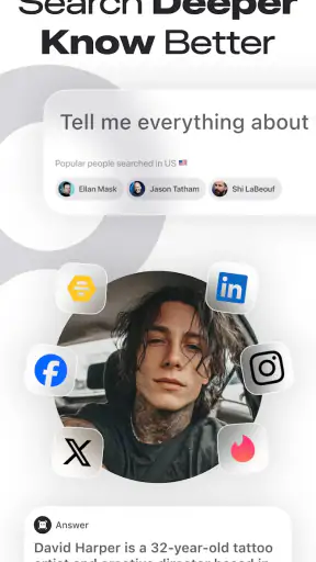 Deepsearch AI Search Assistant screenshot