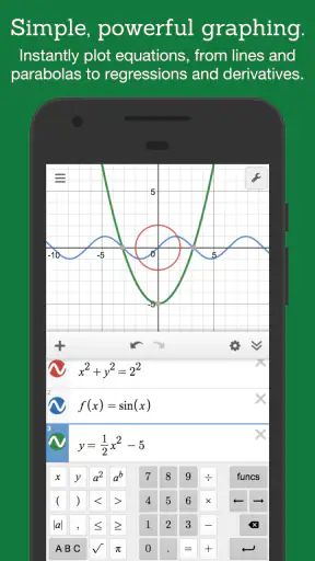 Desmos Graphing Calculator screenshot