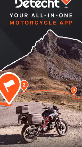 Detecht - Motorcycle App & GPS screenshot
