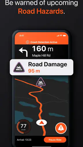 Detecht - Motorcycle App & GPS screenshot