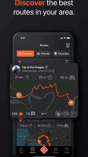 Detecht - Motorcycle App & GPS screenshot