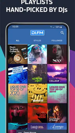 DI.FM: Electronic Music Radio screenshot