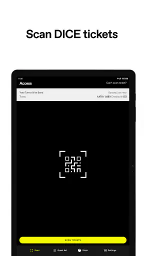DICE Access screenshot