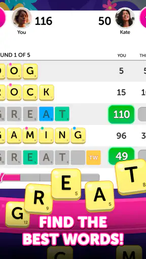 Dice Words - Fun Word Game screenshot
