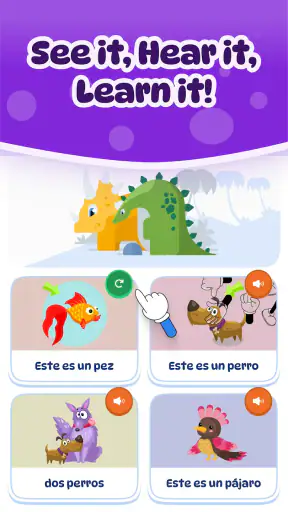 Dinolingo Kids Learn Languages screenshot
