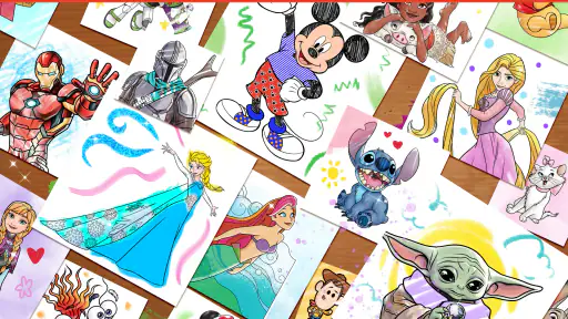 Disney Coloring World screenshot 9