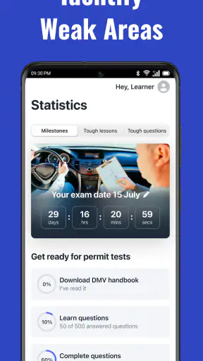 DMV Permit Practice Test 2026 screenshot