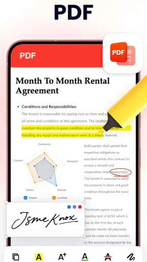 Document Reader - PDF Editor screenshot