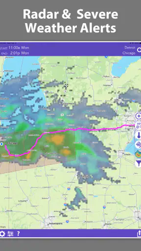 Drive Weather With Live Radar screenshot 10