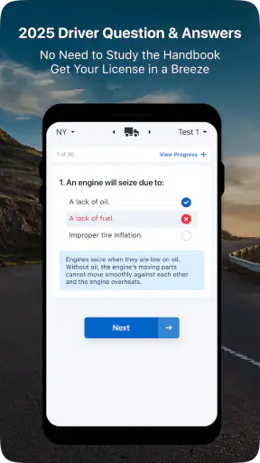 Driver Written Test: 2026 Test screenshot