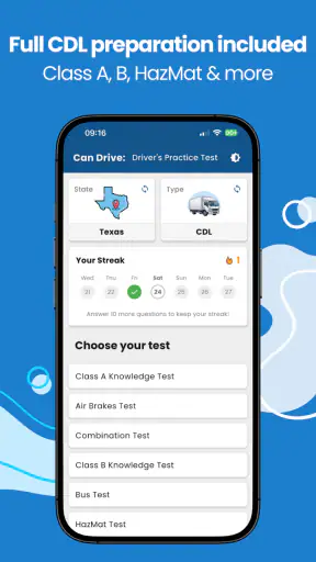 Driver's License Practice Test screenshot