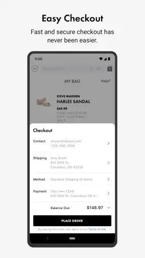 DSW Designer Shoe Warehouse screenshot