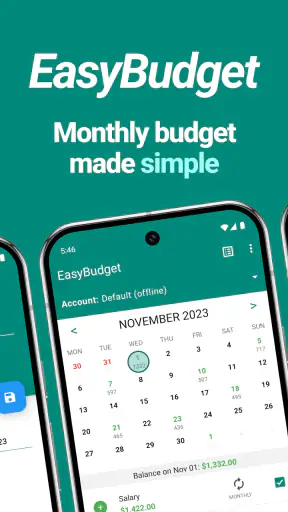EasyBudget - Budget planning screenshot