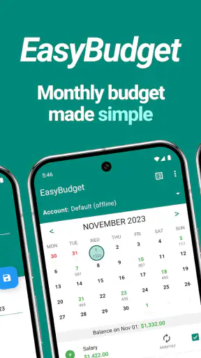 EasyBudget - Budget planning screenshot