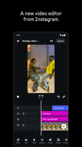 Edits, an Instagram app screenshot