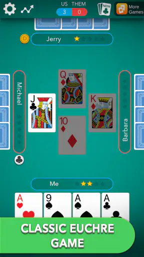 Euchre Classic Card Game screenshot