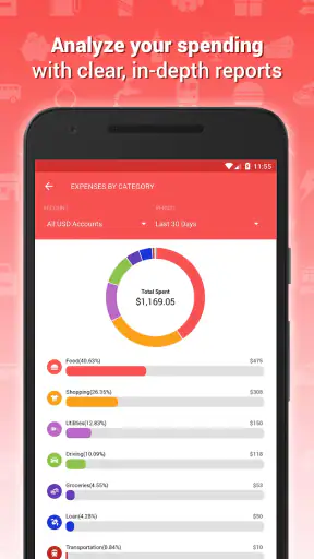 Expense IQ Money Manager screenshot