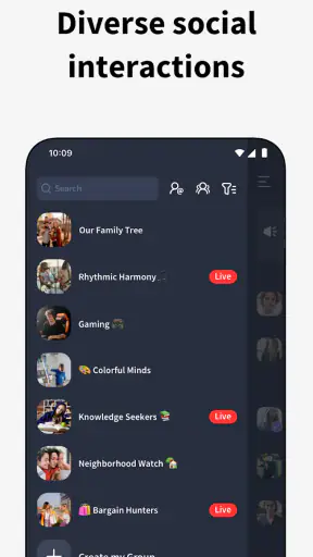 Fambase: Live & Group Chat screenshot