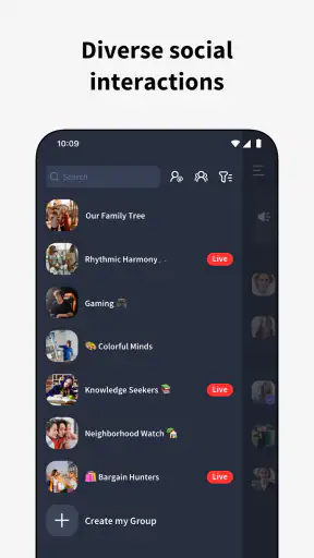 Fambase: Live & Group Chat screenshot