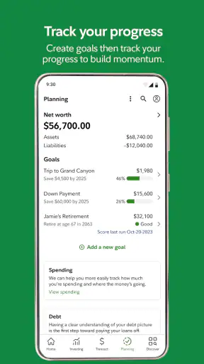 Fidelity Investments screenshot