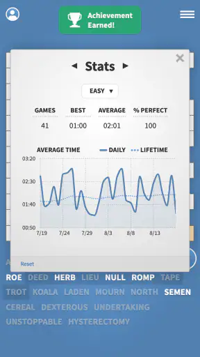 Fill-Ins · Word Fit Puzzles screenshot