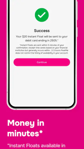 FloatMe: Fast Cash Advance App screenshot