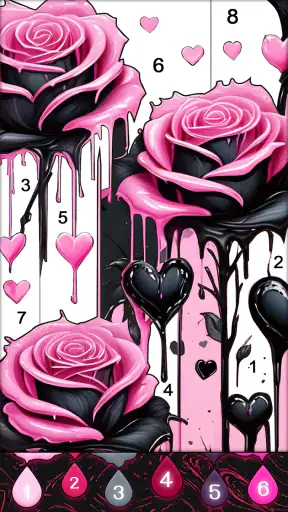 Fluid Art:Color By Number screenshot 11