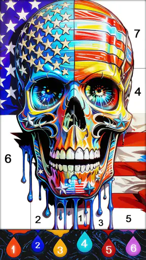 Fluid Art:Color By Number screenshot