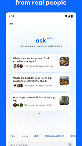 Forum, a Facebook app screenshot