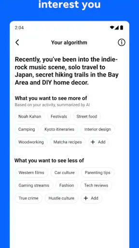 Forum, a Facebook app screenshot