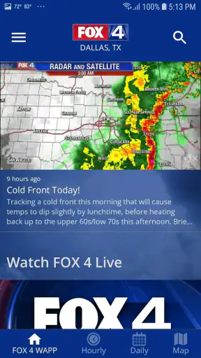 FOX 4: DFW WAPP - Weather screenshot