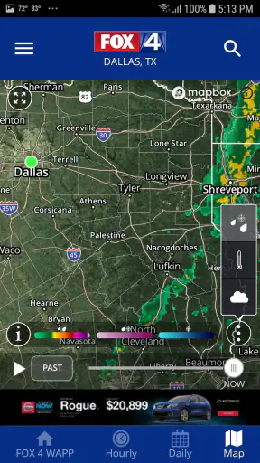 FOX 4: DFW WAPP - Weather screenshot