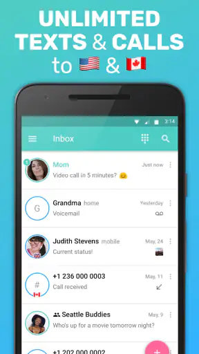 FreeTone Calls & Texting screenshot
