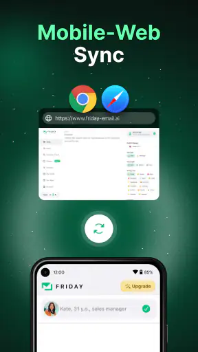 Friday: AI E-mail Assistant screenshot