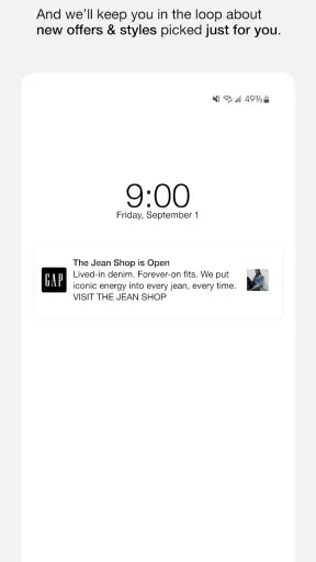 Gap screenshot