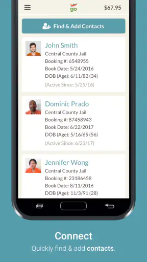 GettingOut Visits screenshot