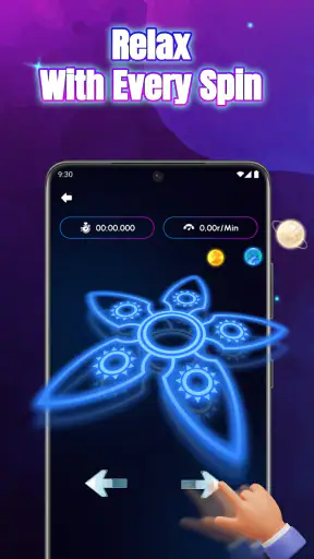 Glow Spinner: Finger Draw Art screenshot 9