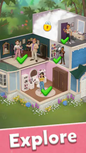 Glow Tales: Merge & Makeover screenshot 12